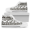 Hand Draw Tribal Aztec Women High Top Shoes