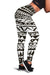 Hand draw Tribal Aztec Women Leggings