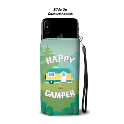 Happy camper camping Wallet Phone Case