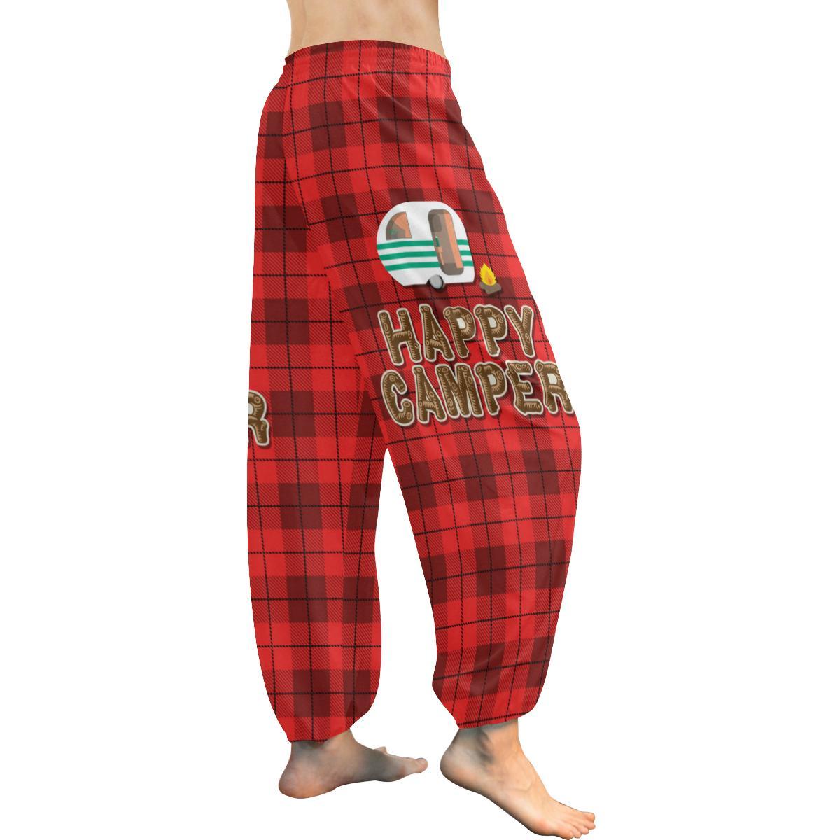Happy Camper Red Tartan Harem Pants