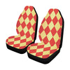 Harlequin Pattern Print Design 03 Car Seat Covers (Set of 2)-JORJUNE.COM