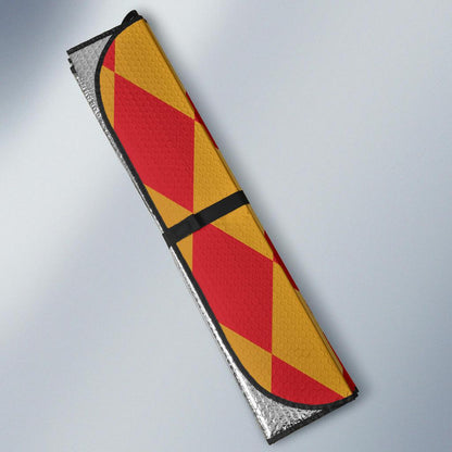 Harlequin Pattern Print Design 03 Car Sun Shade-JORJUNE.COM