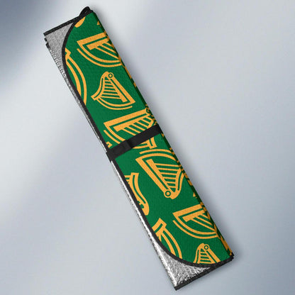 Harp Pattern Print Design 03 Car Sun Shade-JORJUNE.COM