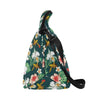 Hawaiian Flower Design with SeaTurtle Print Neoprene Lunch Bag-JorJune