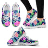 Hawaiian Tropical Hibiscus Neon Women Sneakers