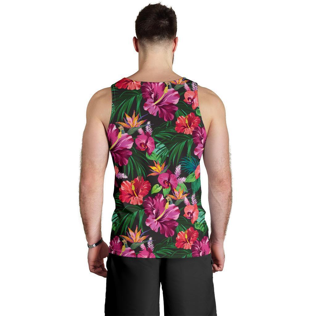 Hawaiian Flower Hibiscus tropical Men Tank Top