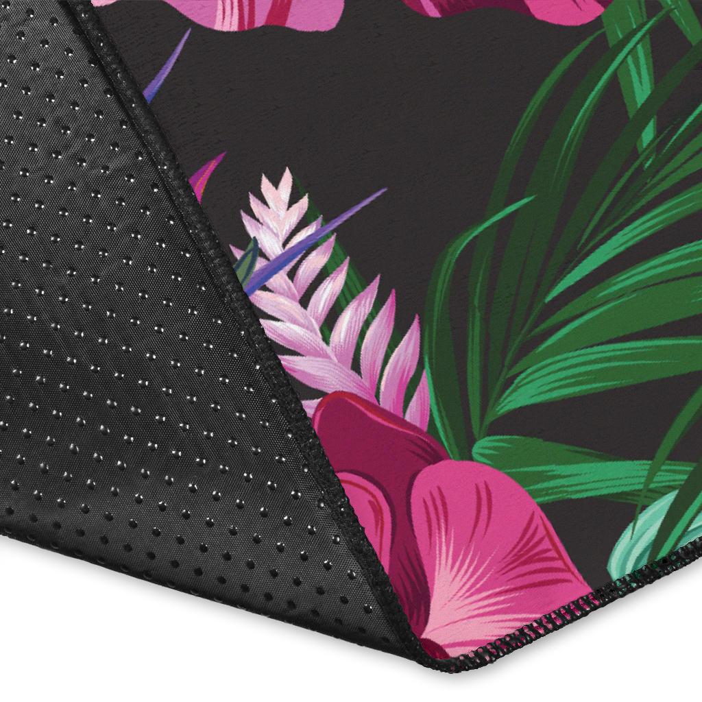 Hawaiian Flower Hibiscus tropical Rug-JORJUNE.COM