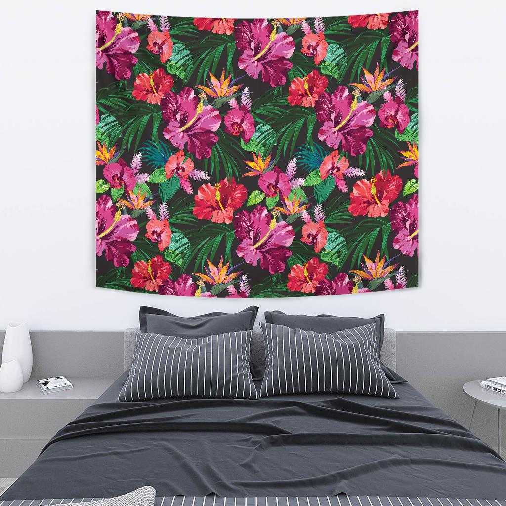 Hawaiian Flower Hibiscus tropical Tapestry