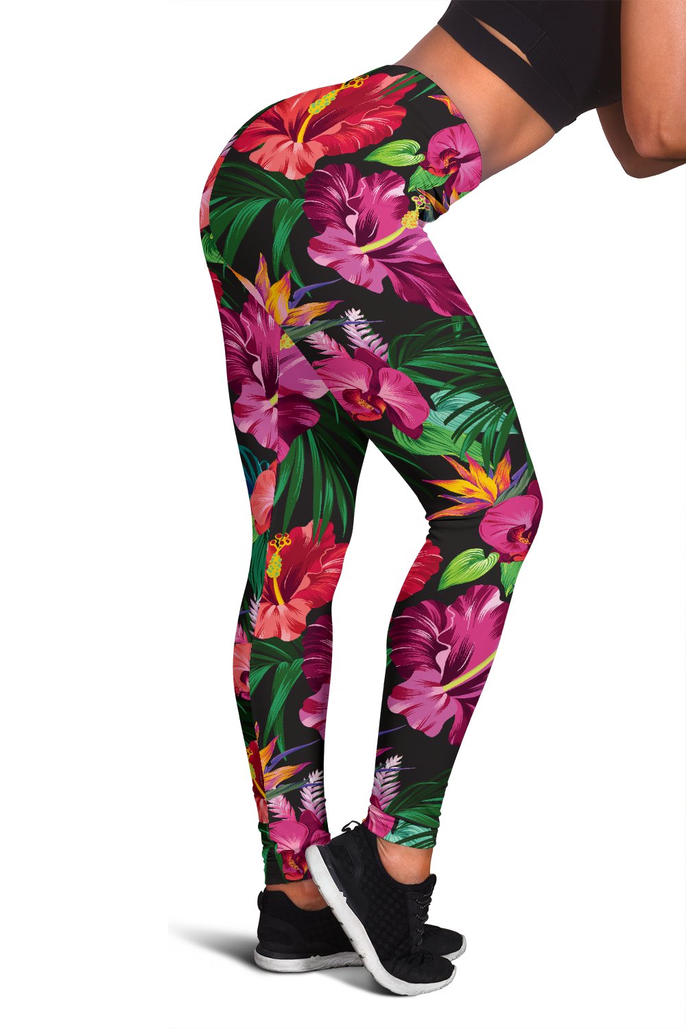 Hawaiian Flower Hibiscus Tropical Women Leggings