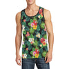 Hibiscus Hawaiian flower tropical Men Tank Top