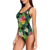 Hibiscus Hawaiian flower tropical Women's One Piece Swimsuit (Model S04)