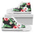 Hawaiian Flower Tropical Leaves Women High Top Shoes