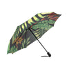 Hawaiian Flower Tropical Palm Automatic Foldable Umbrella