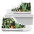 Hawaiian Flower Tropical Palm Leaves Men High Top Shoes