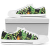 Hawaiian Flower Tropical Palm Leaves Men Low Top Shoes