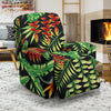 Hawaiian Flower Tropical Palm Leaves Recliner Slipcover-JORJUNE.COM