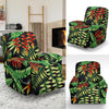 Hawaiian Flower Tropical Palm Leaves Recliner Slipcover-JORJUNE.COM