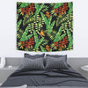 Hawaiian Flower Tropical Palm Leaves Tapestry