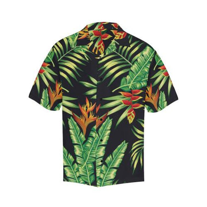Hawaiian Flower Tropical Palm Men Hawaiian Shirt