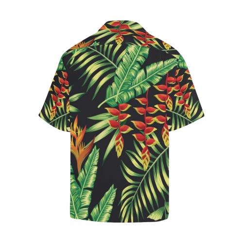 Hawaiian Flower Tropical Palm Men Hawaiian Shirt