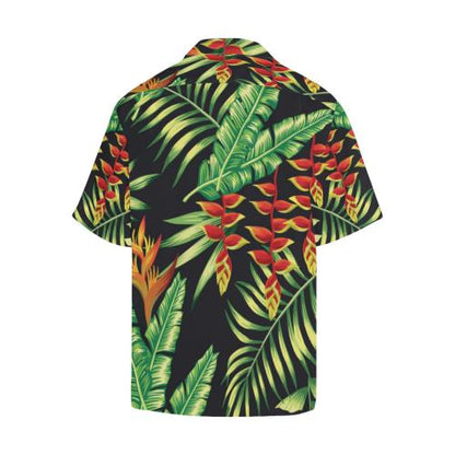 Hawaiian Flower Tropical Palm Men Hawaiian Shirt