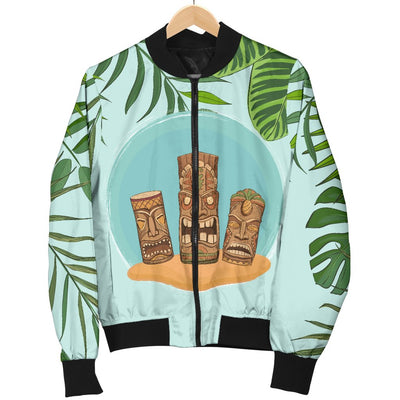 Hawaiian Polynesian Tiki Men Casual Bomber Jacket