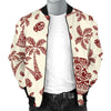 Hawaiian Polynesian Tribal Tiki Pattern Men Casual Bomber Jacket