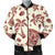 Hawaiian Polynesian Tribal Tiki Pattern Men Casual Bomber Jacket