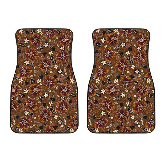 Hawaiian Themed Pattern Print Design H01 Car Floor Mats-JorJune