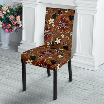Hawaiian Themed Pattern Print Design H01 Dining Chair Slipcover-JORJUNE.COM