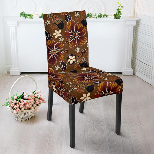 Hawaiian Themed Pattern Print Design H01 Dining Chair Slipcover-JORJUNE.COM
