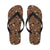 Hawaiian Themed Pattern Print Design H01 Flip Flops-JorJune