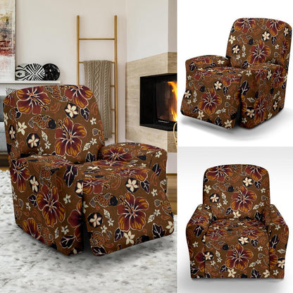 Hawaiian Themed Pattern Print Design H01 Recliner Slipcover-JORJUNE.COM