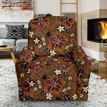 Hawaiian Themed Pattern Print Design H01 Recliner Slipcover-JORJUNE.COM