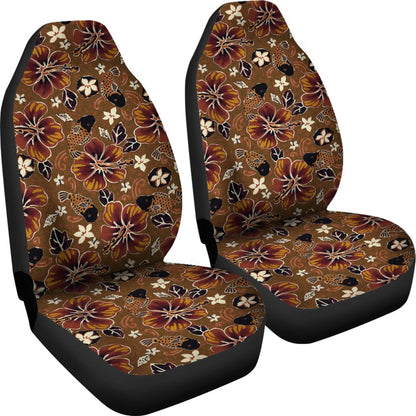 Hawaiian Themed Pattern Print Design H01 Universal Fit Car Seat Covers-JorJune