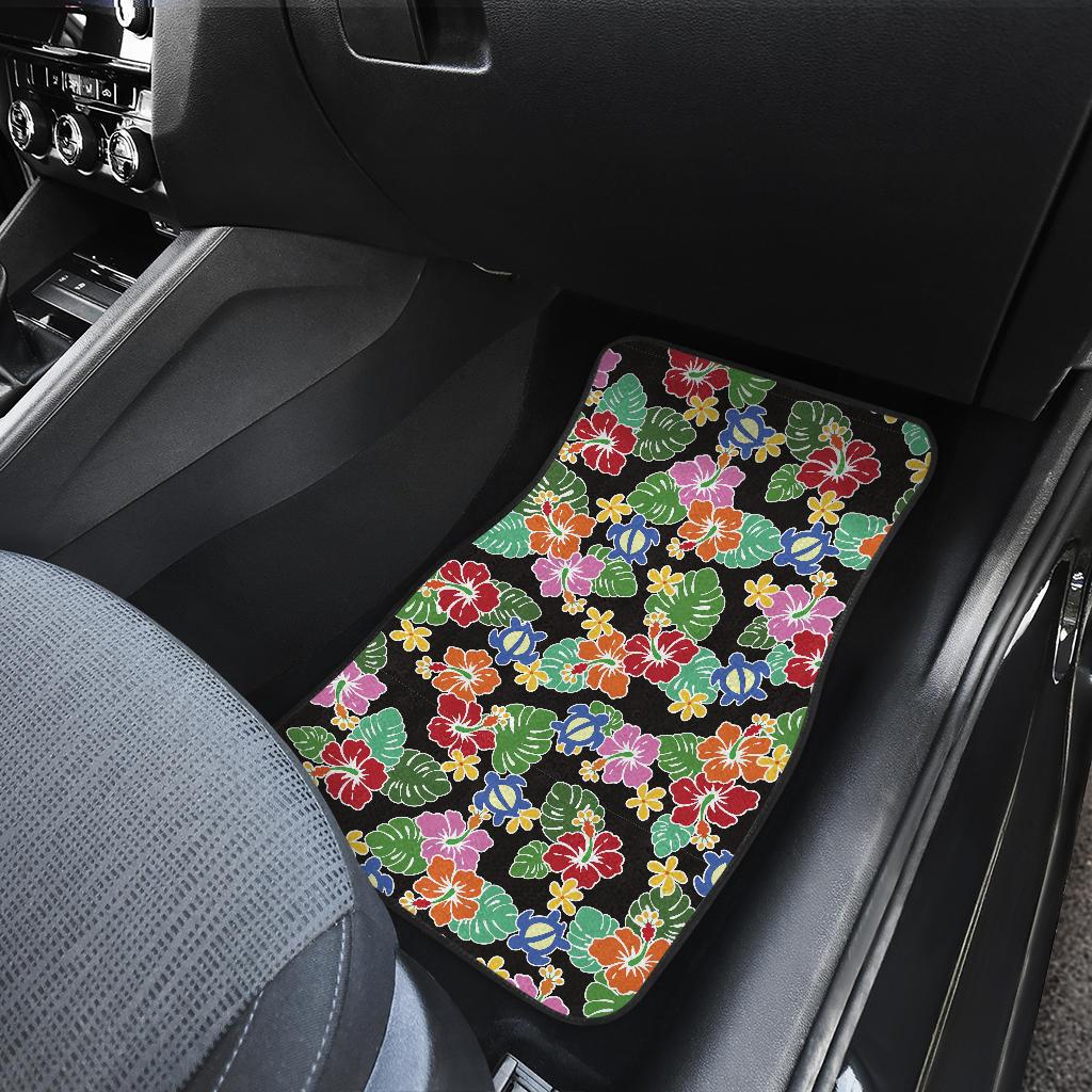 Hawaiian Themed Pattern Print Design H010 Car Floor Mats-JorJune