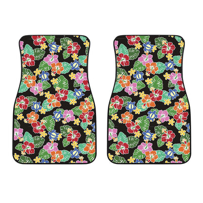 Hawaiian Themed Pattern Print Design H010 Car Floor Mats-JorJune