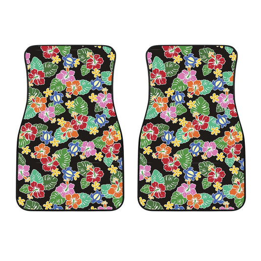 Hawaiian Themed Pattern Print Design H010 Car Floor Mats-JorJune