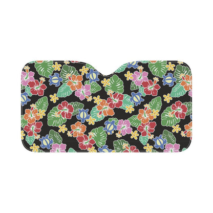 Hawaiian Themed Pattern Print Design H010 Car Sun Shade-JorJune