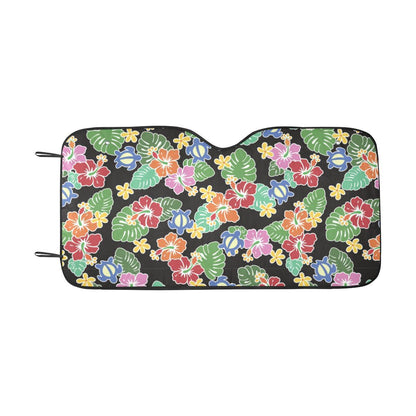 Hawaiian Themed Pattern Print Design H010 Car Sun Shade-JorJune
