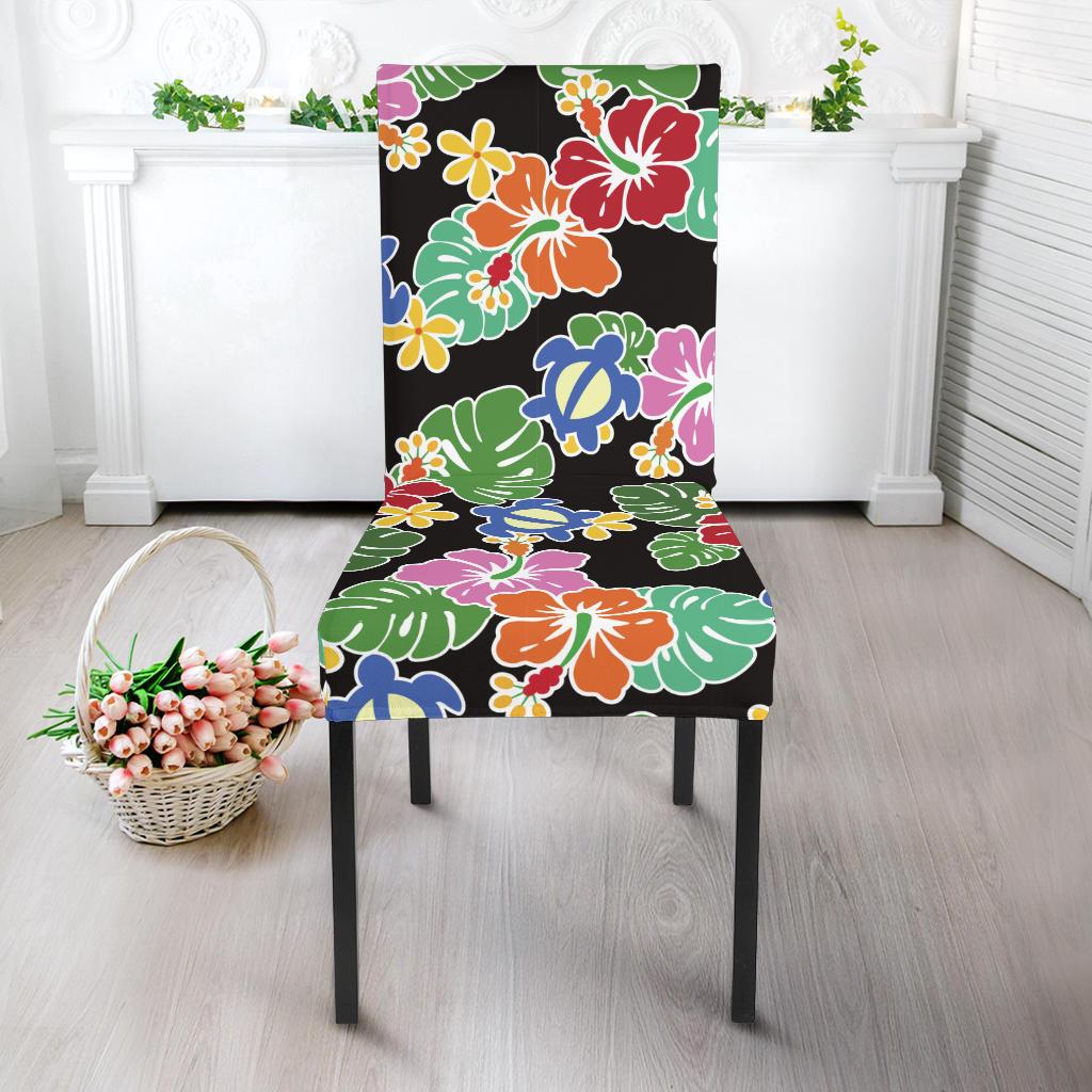 Hawaiian Themed Pattern Print Design H010 Dining Chair Slipcover-JORJUNE.COM