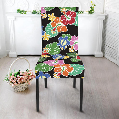 Hawaiian Themed Pattern Print Design H010 Dining Chair Slipcover-JORJUNE.COM