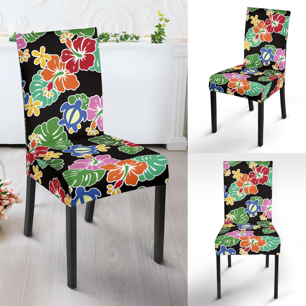 Hawaiian Themed Pattern Print Design H010 Dining Chair Slipcover-JORJUNE.COM