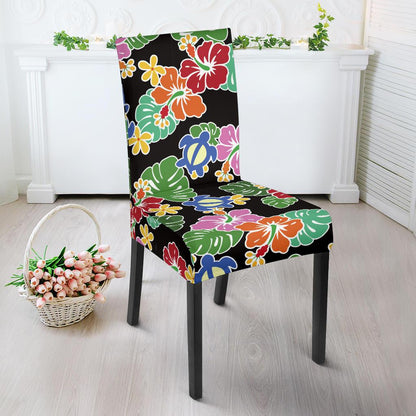 Hawaiian Themed Pattern Print Design H010 Dining Chair Slipcover-JORJUNE.COM
