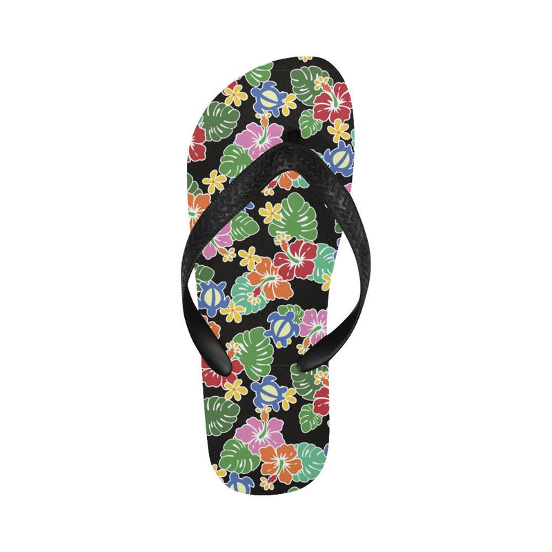 Hawaiian Themed Pattern Print Design H010 Flip Flops-JorJune