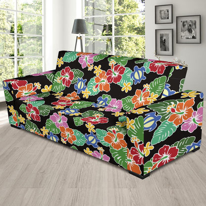 Hawaiian Themed Pattern Print Design H010 Sofa Slipcover-JORJUNE.COM