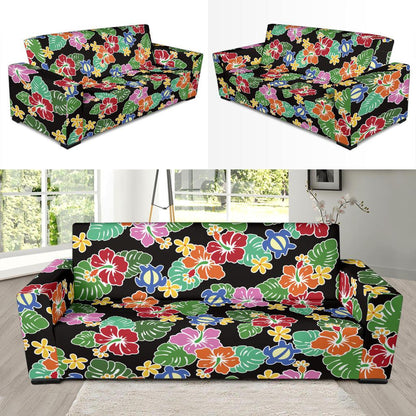 Hawaiian Themed Pattern Print Design H010 Sofa Slipcover-JORJUNE.COM