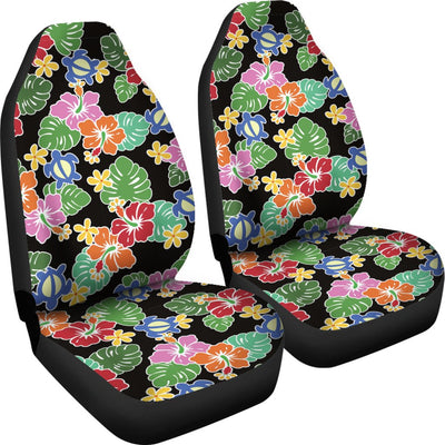 Hawaiian Themed Pattern Print Design H010 Universal Fit Car Seat Covers-JorJune