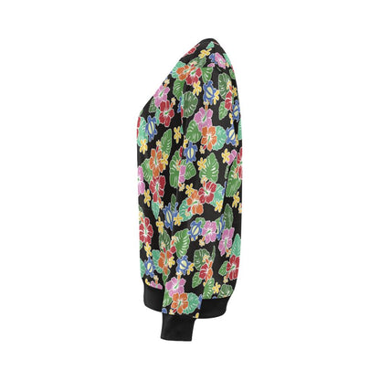 Hawaiian Themed Pattern Print Design H010 Women Long Sleeve Sweatshirt-JorJune
