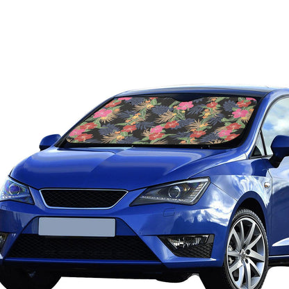 Hawaiian Themed Pattern Print Design H011 Car Sun Shade-JorJune